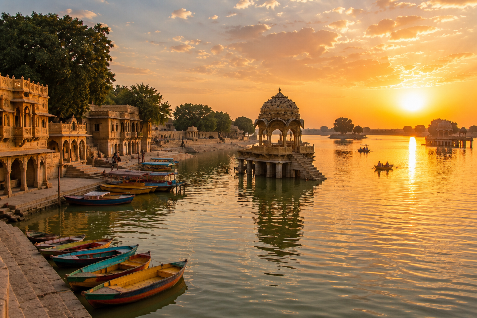 Gadisar Lake, Jaisalmer – Scenic Heritage Lake in Rajasthan